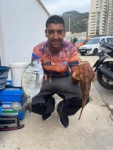 Ayoub Ben Hamou with a nice Sargon and scorpion fish